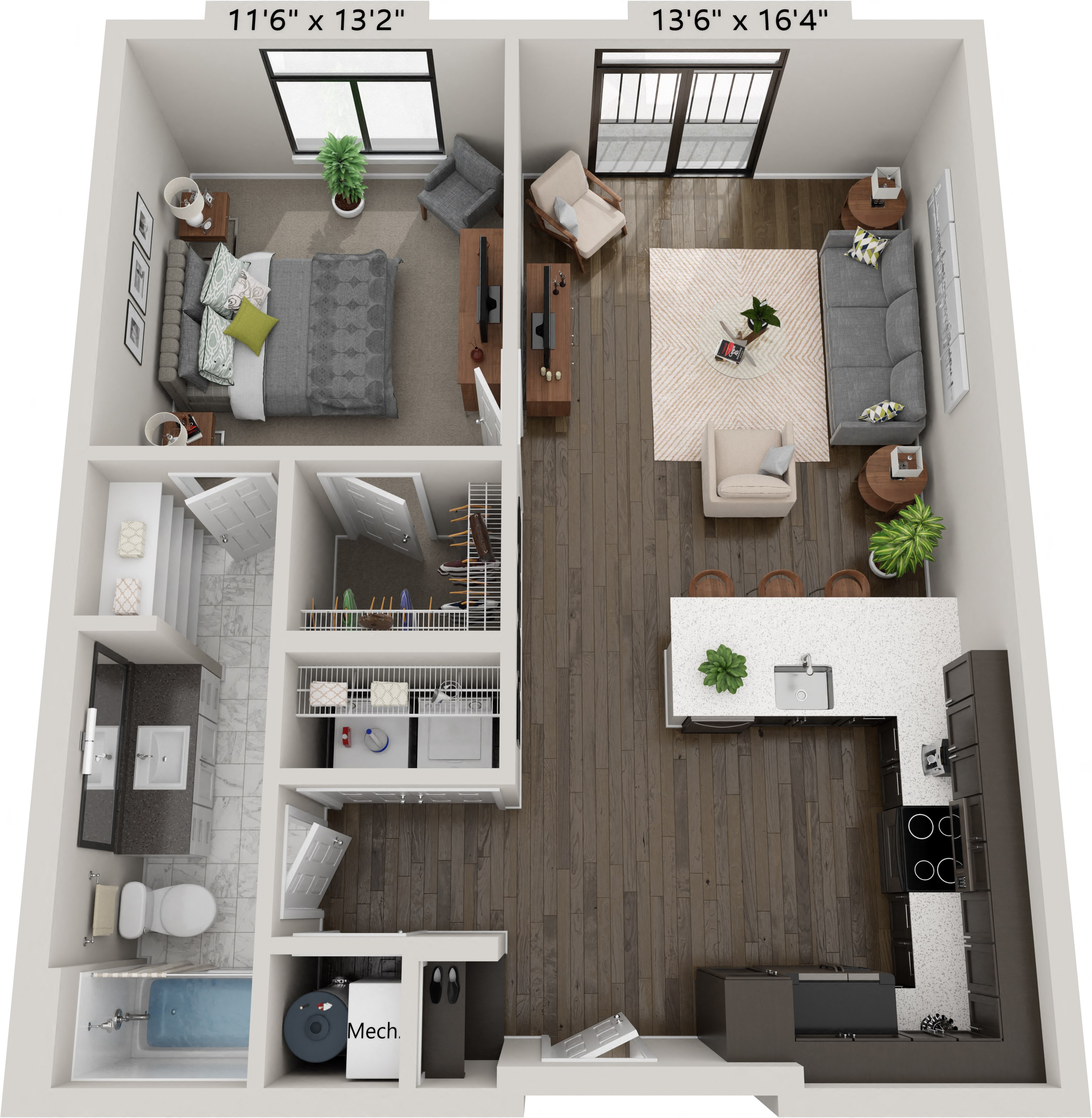 A2 floor plan